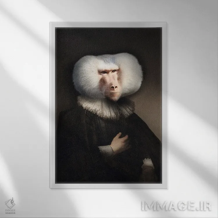 تابلو ارل مونتاگو اثر آرک و گوستز (گروه هنری) - نمای قابدار سفید