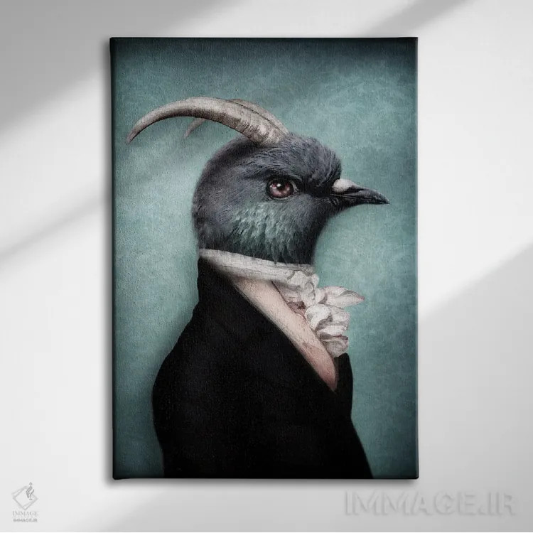 تابلو پرسیوال پک اثر آرک و گوستز (گروه هنری) - نمای روبهرو روی دیوار