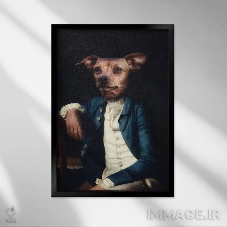 تابلو کاتبرت اثر آرک و گوستز (گروه هنری) - نمای قابدار مشکی