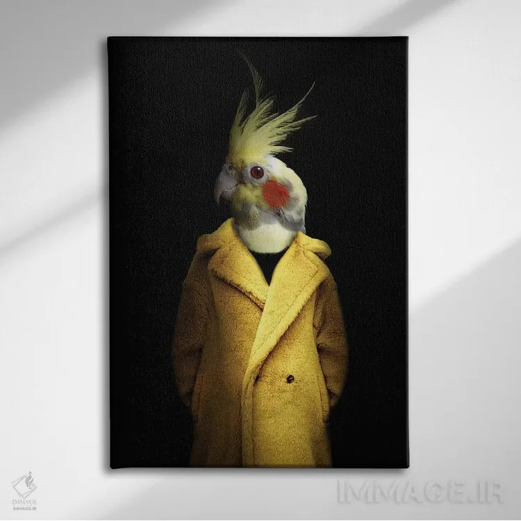 تابلو ملانی اثر آرک و گوستز (گروه هنری) - نمای روبهرو روی دیوار