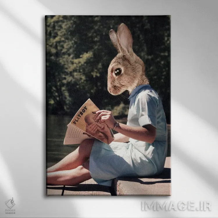 تابلو بانی اثر آرک و گوستز (گروه هنری) - نمای روبهرو روی دیوار