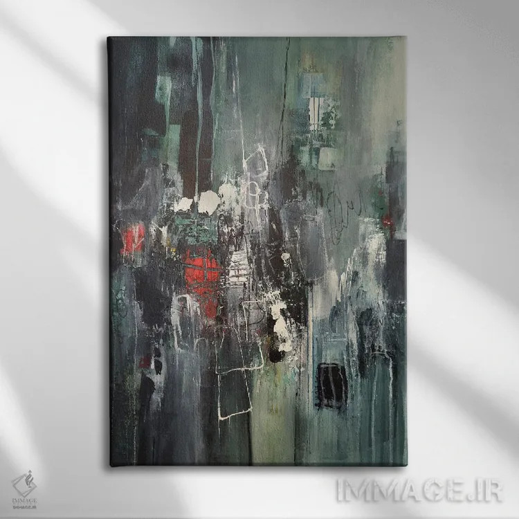 تابلو ادراک اثر آنی جندرو - نمای روبهرو روی دیوار