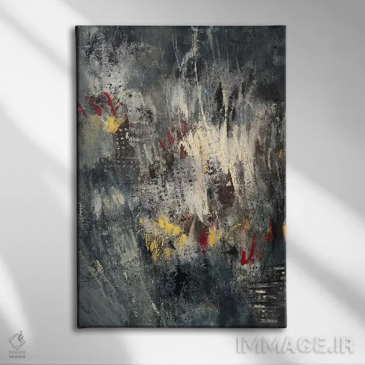 تابلو اثر پروانهای اثر آنی جندرو - نمای روبهرو روی دیوار