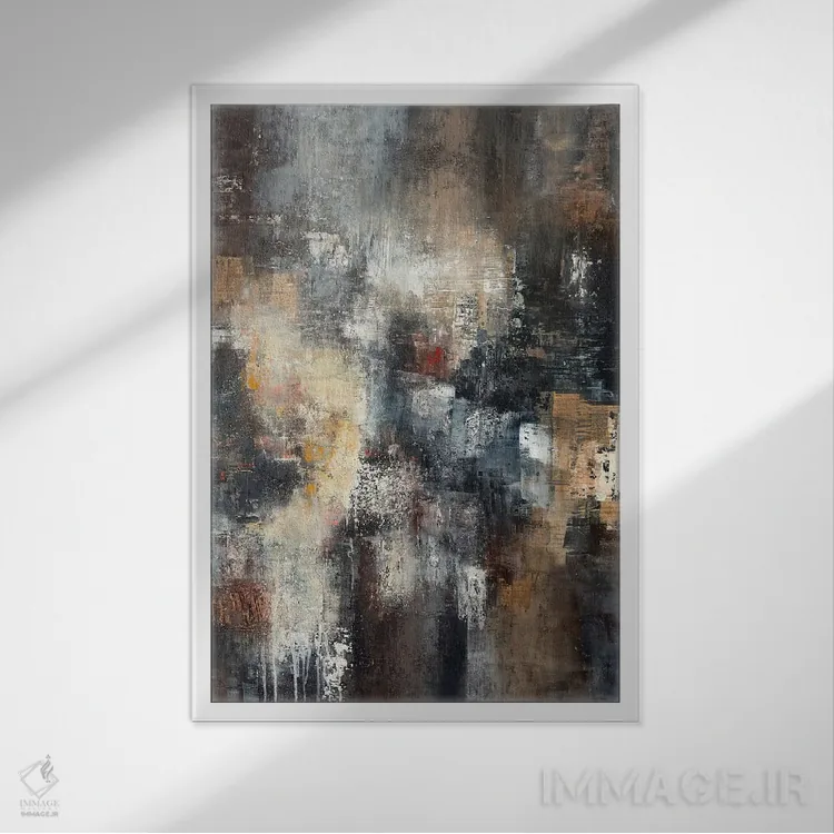 تابلو معما اثر آنی جندرو - نمای قابدار سفید