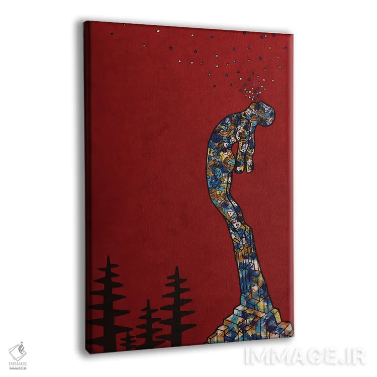 تابلو جیغ (اشاره به تابلوی مشهور) اثر آموغ کاتیایان - نمای پرسپکتیو محصول