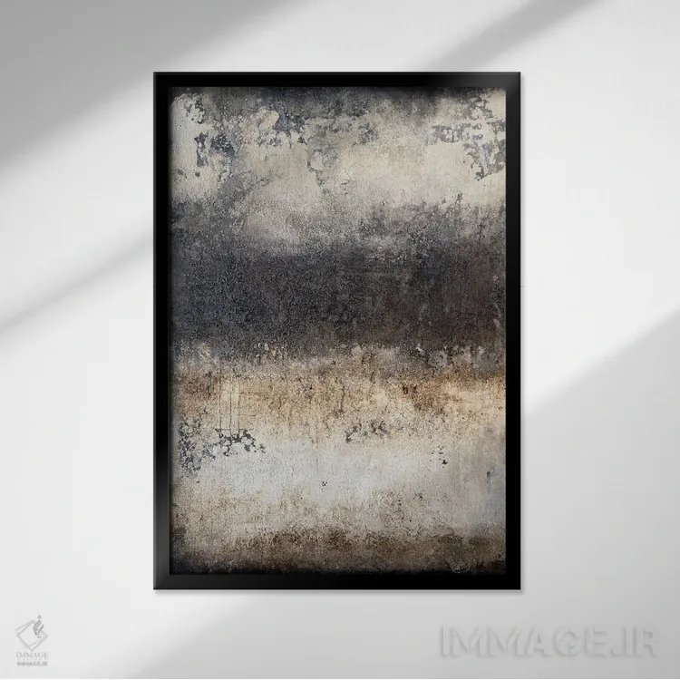 تابلو فضای ذهنی اثر آنی جندرو - نمای قابدار مشکی