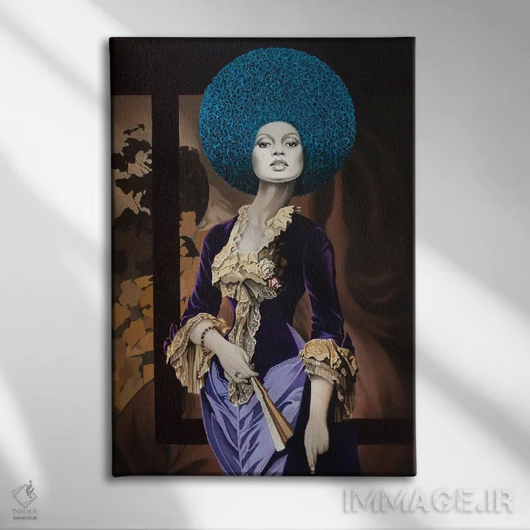 تابلو شاید چیزی نباشد جز احتمال اثر آلن ماگالون - نمای روبهرو روی دیوار