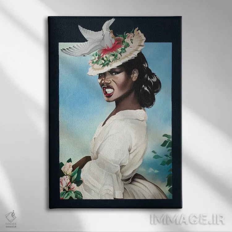 تابلو گزشهای عاشقانه (اشاره به عشق و شوخی) اثر آلن ماگالون - نمای روبهرو روی دیوار