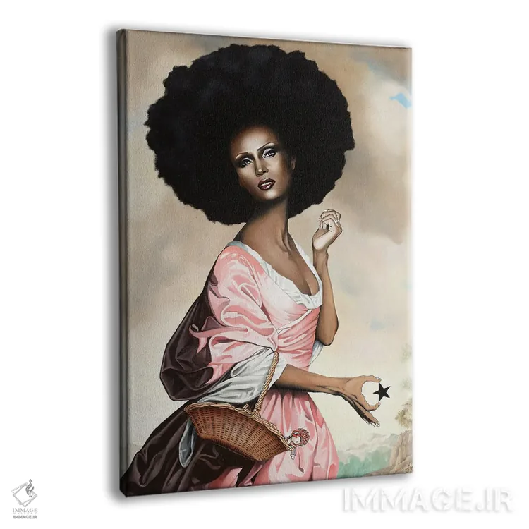 تابلو ستاره سیاه اثر آلن ماگالون - نمای پرسپکتیو محصول