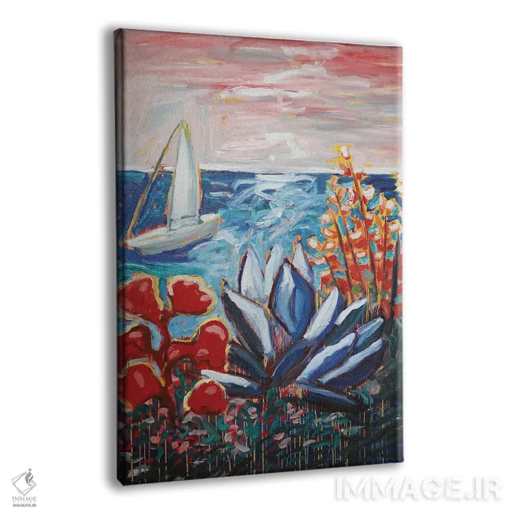 تابلو حال و هوای مدیترانهای (قسمت دهم) اثر آنتئو گرمی - نمای پرسپکتیو محصول