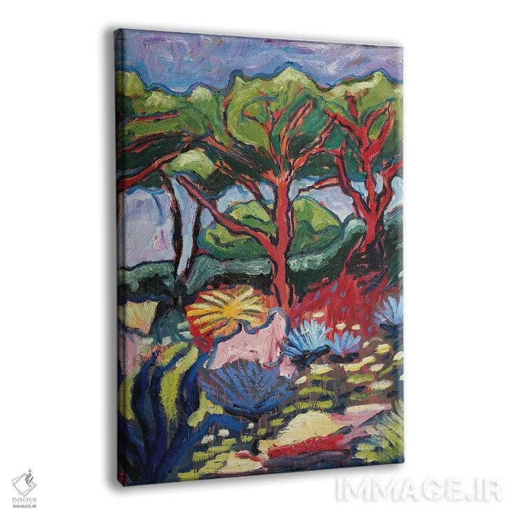 تابلو باغ رؤیایی پنجم اثر آنتئو گرمی - نمای پرسپکتیو محصول