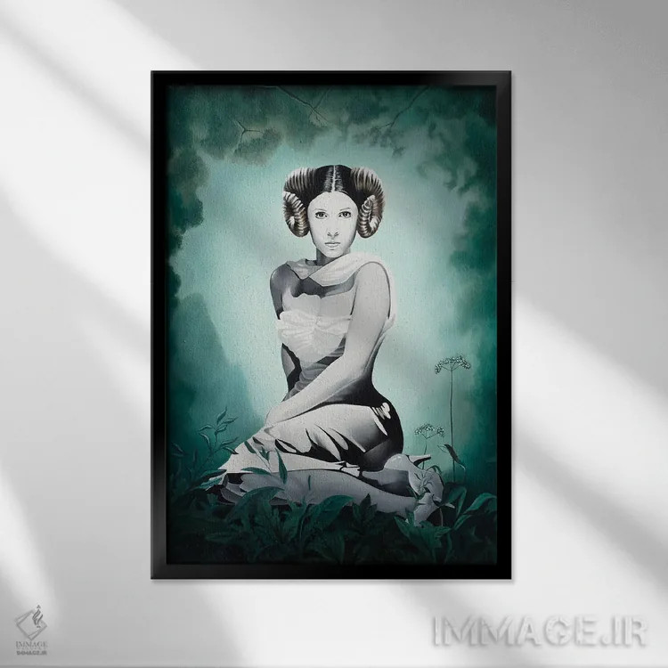 تابلو شاهزادهٔ گمشده اثر آلن ماگالون - نمای قابدار مشکی