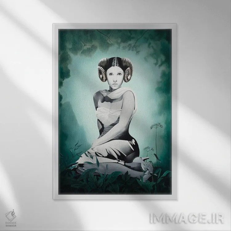 تابلو شاهزادهٔ گمشده اثر آلن ماگالون - نمای قابدار سفید