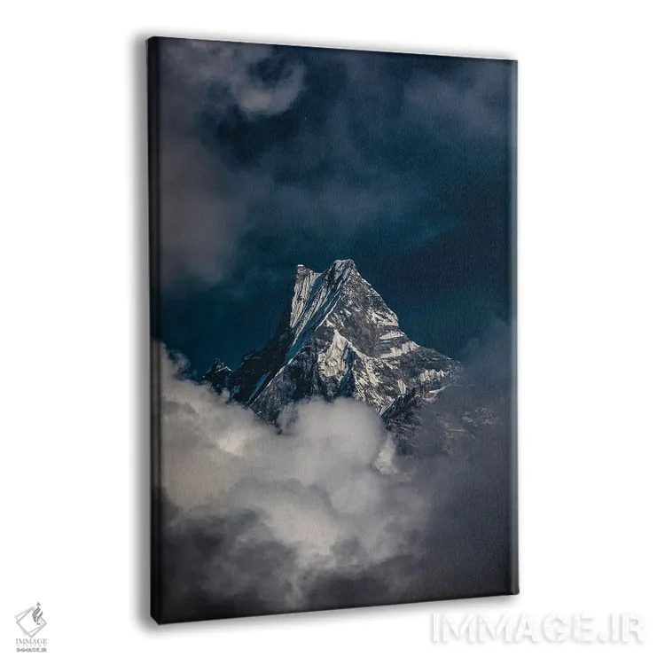 تابلو اورست در میان ابرهای هیمالیا نپال اثر الکس جی پرز - نمای پرسپکتیو محصول