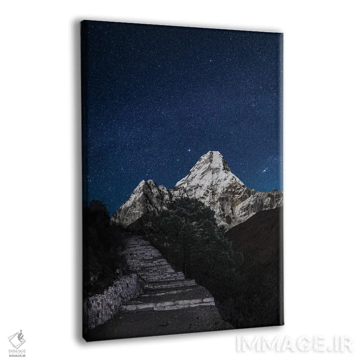 تابلو اورست شب پرستاره هیمالیا نپال اثر الکس جی پرز - نمای پرسپکتیو محصول