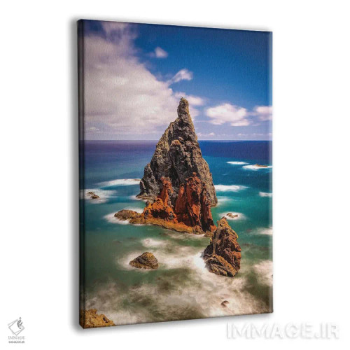 تابلو صخره جزیره مادیرا پرتغال اثر الکس جی پرز - نمای پرسپکتیو محصول
