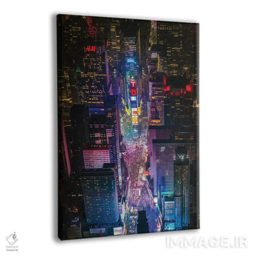 تابلو افق میدان تایمز منهتن نیویورک (قسمت دوم) اثر الکس جی پرز - نمای پرسپکتیو محصول