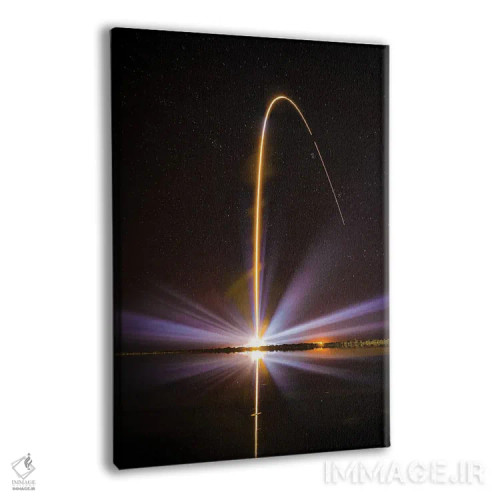 تابلو پرواز موشک به سمت اعماق ستارگان (۱) اثر الکس جی پرز - نمای پرسپکتیو محصول