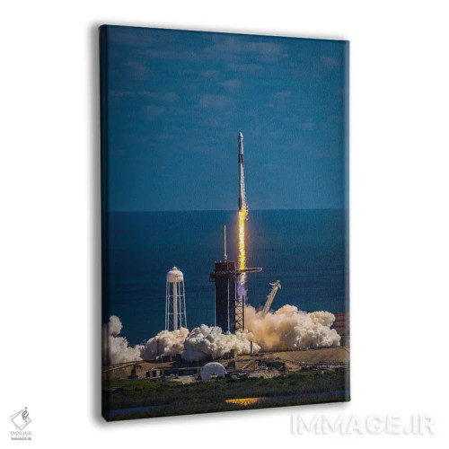 تابلو پرتاب فالکن ۹ اسپیساکس؛ گروه ۴ از بام ساختمان VAB (۳) اثر الکس جی پرز - نمای پرسپکتیو محصول