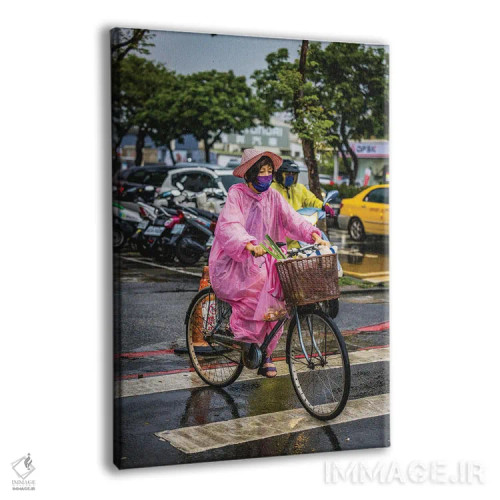 تابلو دوچرخهسوار در تایوان اثر الکس جی پرز - نمای پرسپکتیو محصول