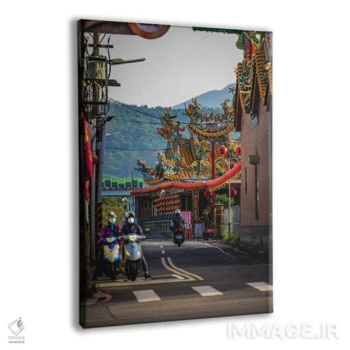 تابلو Taiwan,معبد شنده در تایپه، تایوان اثر الکس جی پرز - نمای پرسپکتیو محصول
