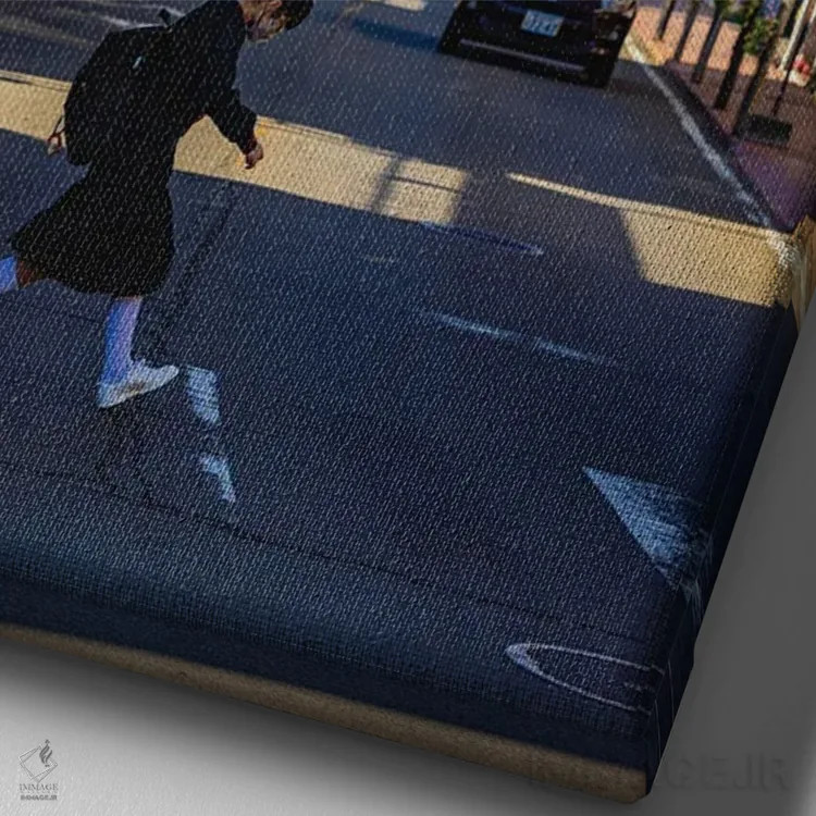 تابلو Japan II,منظره کوه فوجی از میان خیابانهای فوجینومیا، ژاپن (۲) اثر الکس جی پرز - نمای نزدیک بافت بوم