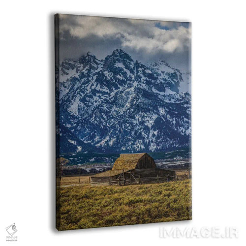 تابلو انبار کشاورزی کوههای بزرگ تیتون (۲) اثر الکس جی پرز - نمای پرسپکتیو محصول