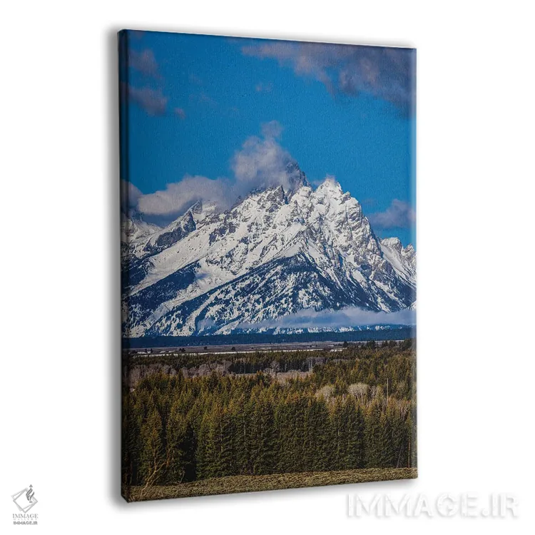 تابلو رشتهکوههای بزرگ تیتون (۳) اثر الکس جی پرز - نمای پرسپکتیو محصول