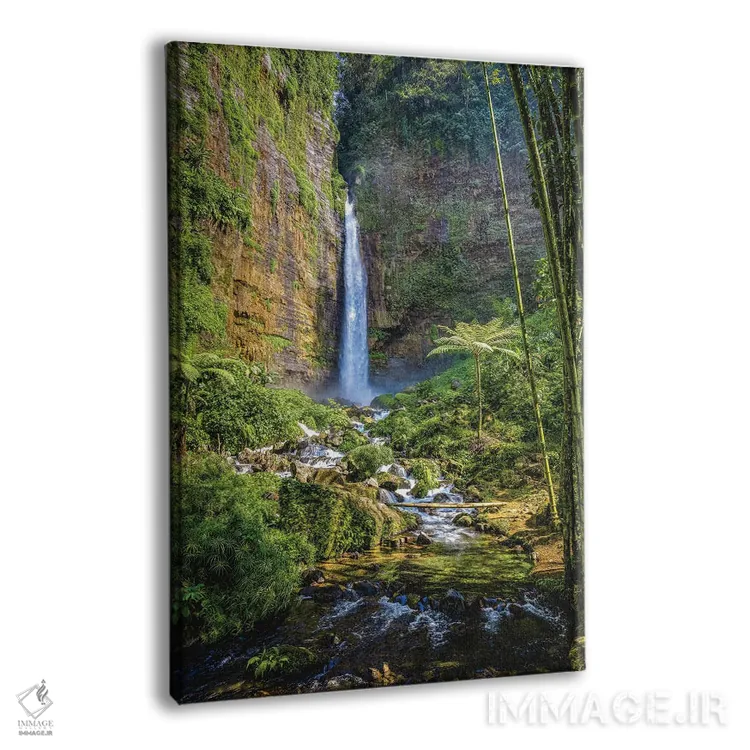 تابلو آبشار پنهان کاپاس اندونزی شماره ۱ اثر الکس جی پرز - نمای پرسپکتیو محصول