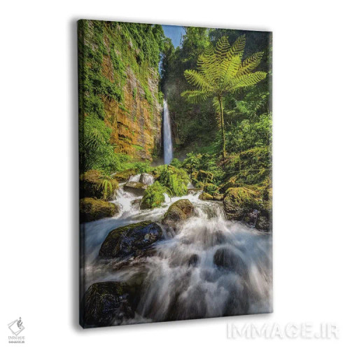 تابلو آبشار پنهان کاپاس اندونزی شماره ۲ اثر الکس جی پرز - نمای پرسپکتیو محصول