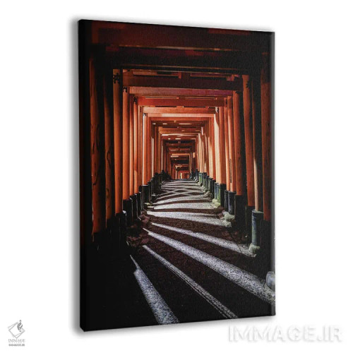 تابلو هزار دروازه معبد فوشیمی ایناری تایشا کیوتو ژاپن شماره ۱ اثر الکس جی پرز - نمای پرسپکتیو محصول