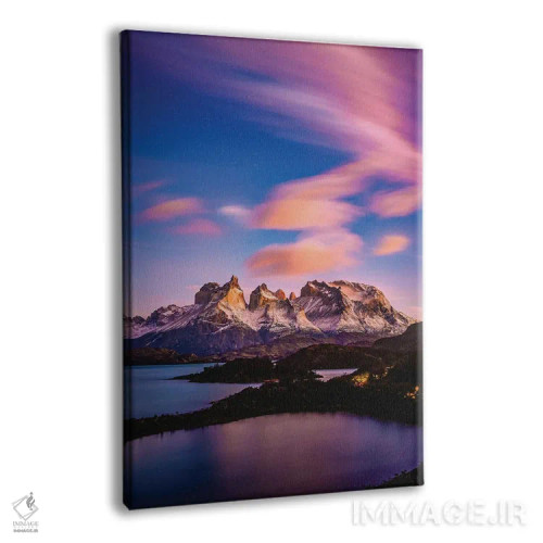 تابلو طلوع پاتاگونیا اثر الکس جی پرز - نمای پرسپکتیو محصول