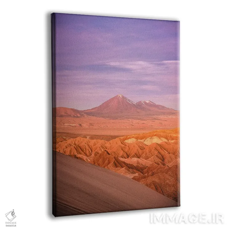 تابلو سکو تماشا صحرای آتاکاما (مکانی برای مشاهده منظره) اثر الکس جی پرز - نمای پرسپکتیو محصول