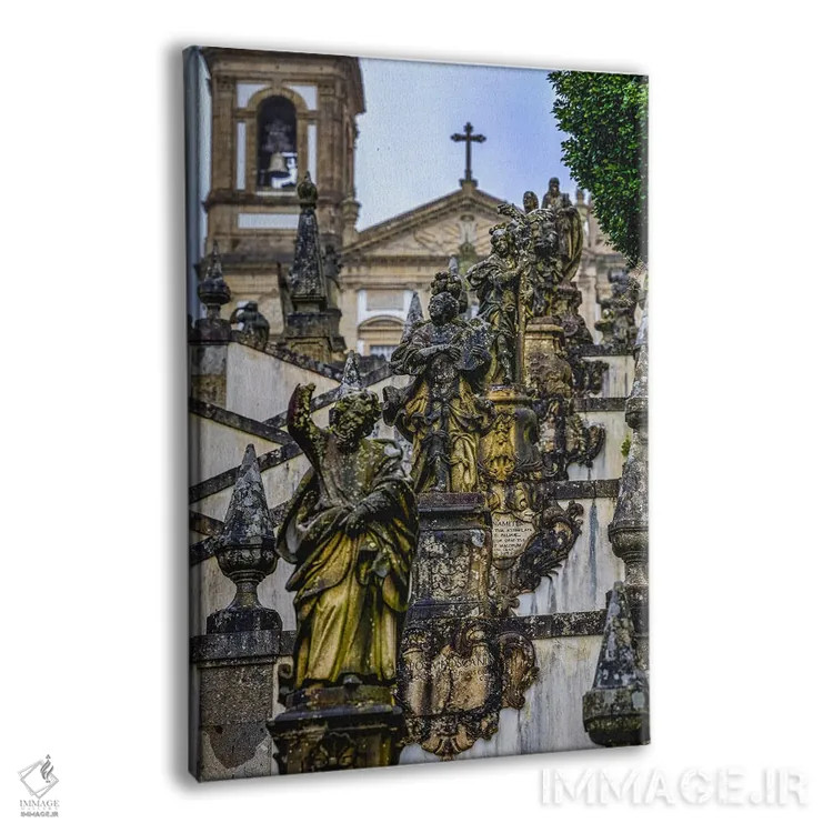 تابلو تندیسهای بوم ژزوس دو مونته اثر الکس جی پرز - نمای پرسپکتیو محصول