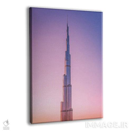 تابلو غروب برج خلیفه دبی اثر الکس جی پرز - نمای پرسپکتیو محصول
