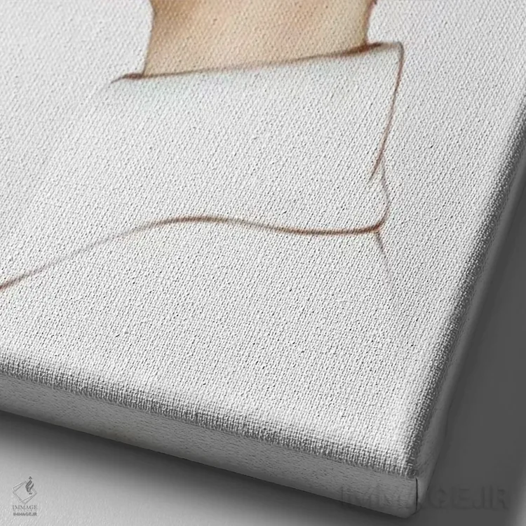 تابلو مرا ببین، مرا ببین اثر الکساندر گراهوفسکی - نمای نزدیک بافت بوم