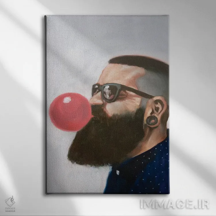 تابلو گروه آرایشگران II اثر الکساندر گراهوفسکی - نمای روبهرو روی دیوار