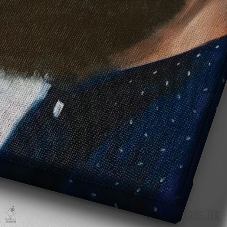 تابلو گروه آرایشگران II اثر الکساندر گراهوفسکی - نمای نزدیک بافت بوم