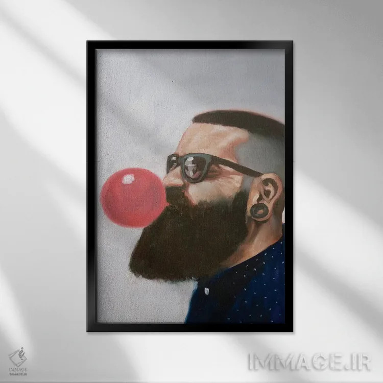 تابلو گروه آرایشگران II اثر الکساندر گراهوفسکی - نمای قابدار مشکی
