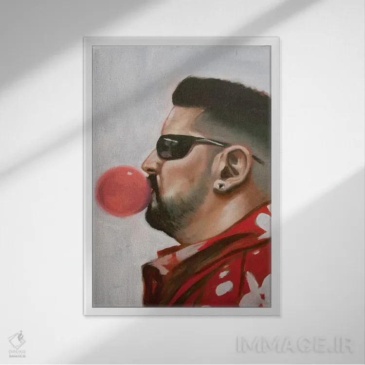 تابلو گروه آرایشگران I اثر الکساندر گراهوفسکی - نمای قابدار سفید