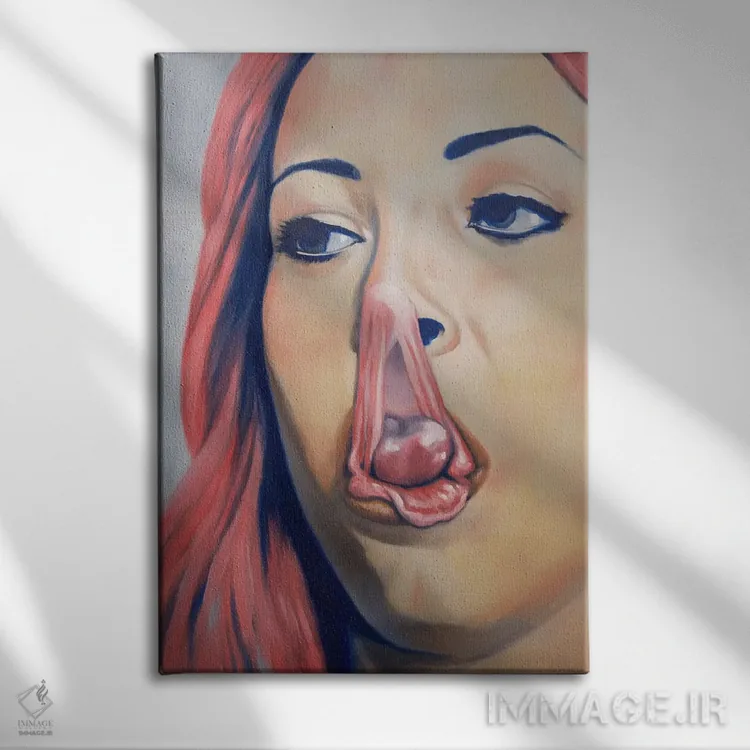 تابلو عینکم کجاست؟ اثر الکساندر گراهوفسکی - نمای روبهرو روی دیوار