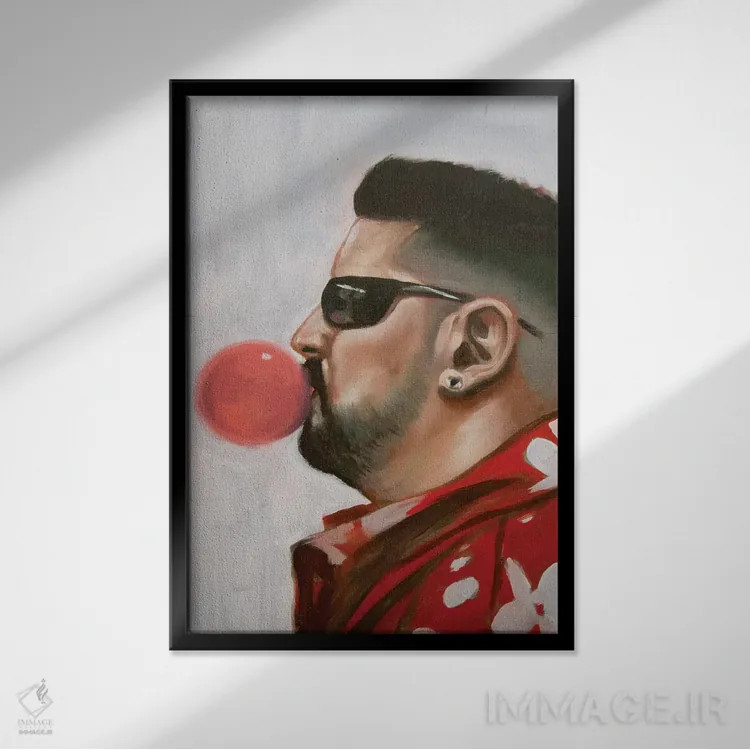 تابلو گروه آرایشگران I اثر الکساندر گراهوفسکی - نمای قابدار مشکی