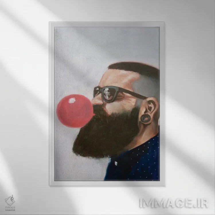 تابلو گروه آرایشگران II اثر الکساندر گراهوفسکی - نمای قابدار سفید
