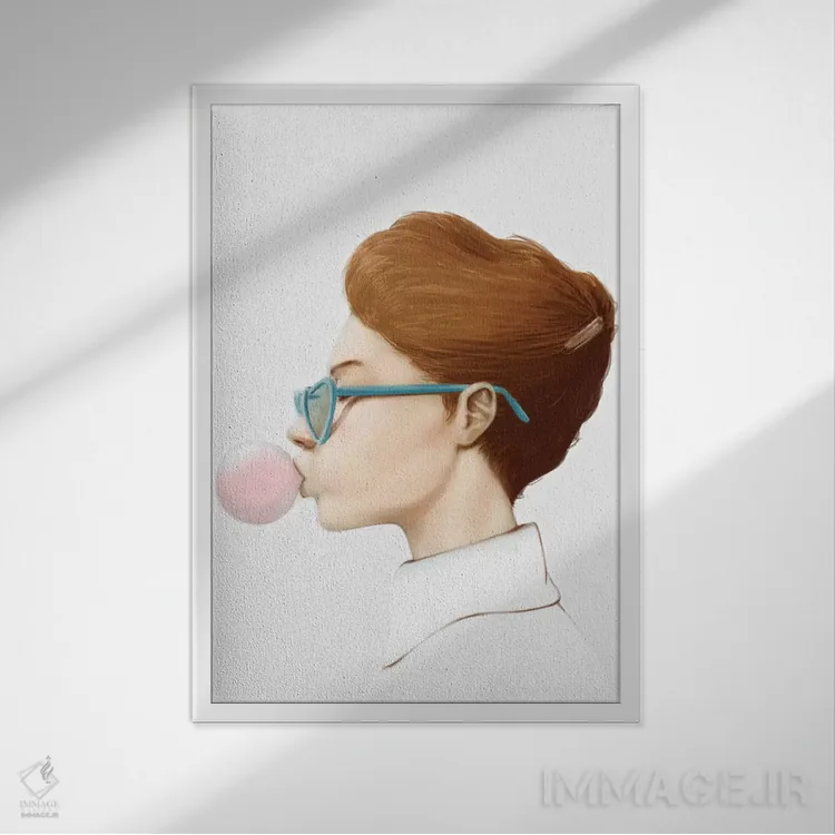 تابلو مرا ببین، مرا ببین اثر الکساندر گراهوفسکی - نمای قابدار سفید