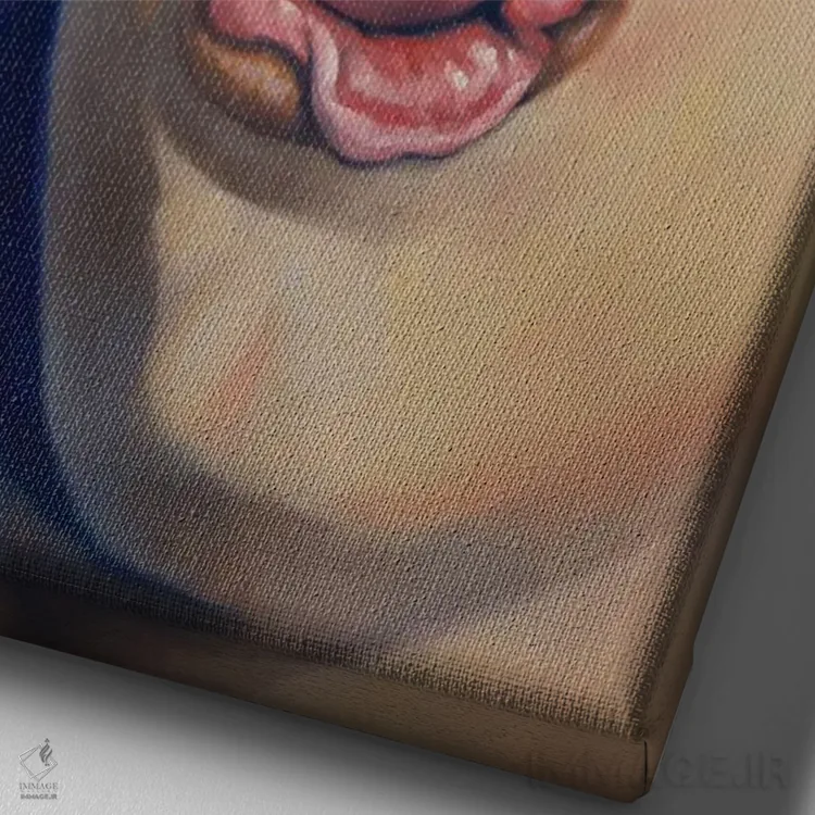 تابلو عینکم کجاست؟ اثر الکساندر گراهوفسکی - نمای نزدیک بافت بوم