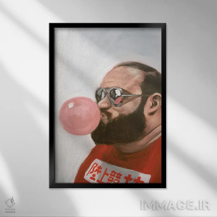 تابلو گروه آرایشگران III اثر الکساندر گراهوفسکی - نمای قابدار مشکی