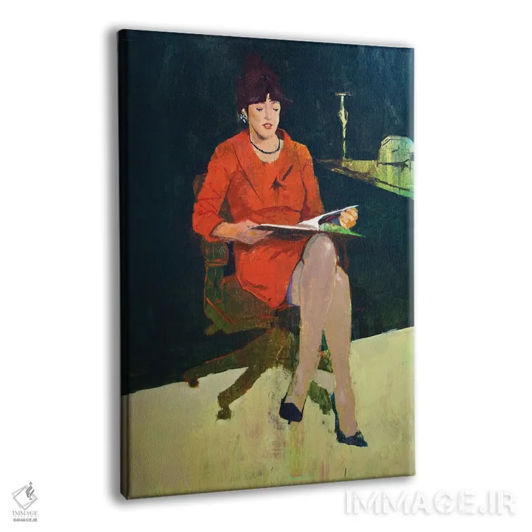 تابلو خواننده اثر الکساندر گراهوفسکی - نمای پرسپکتیو محصول