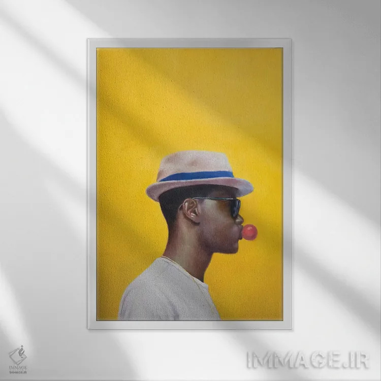 تابلو راکاستدی (سبک موسیقی) اثر الکساندر گراهوفسکی - نمای قابدار سفید