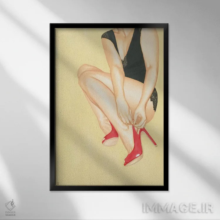 تابلو دوروتی (نام شخصیت) اثر الکساندر گراهوفسکی - نمای قابدار مشکی