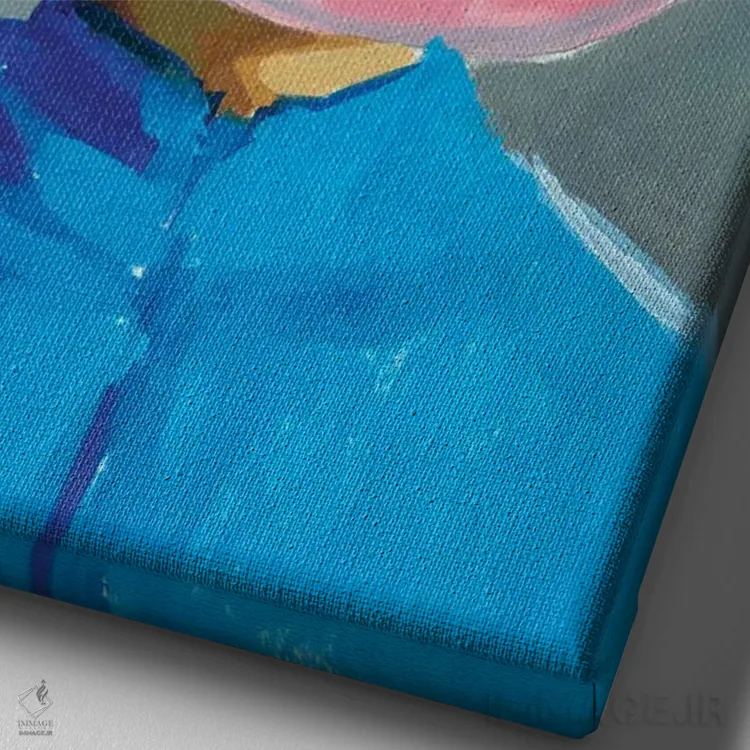 تابلو ویولت بی اثر الکساندر گراهوفسکی - نمای نزدیک بافت بوم